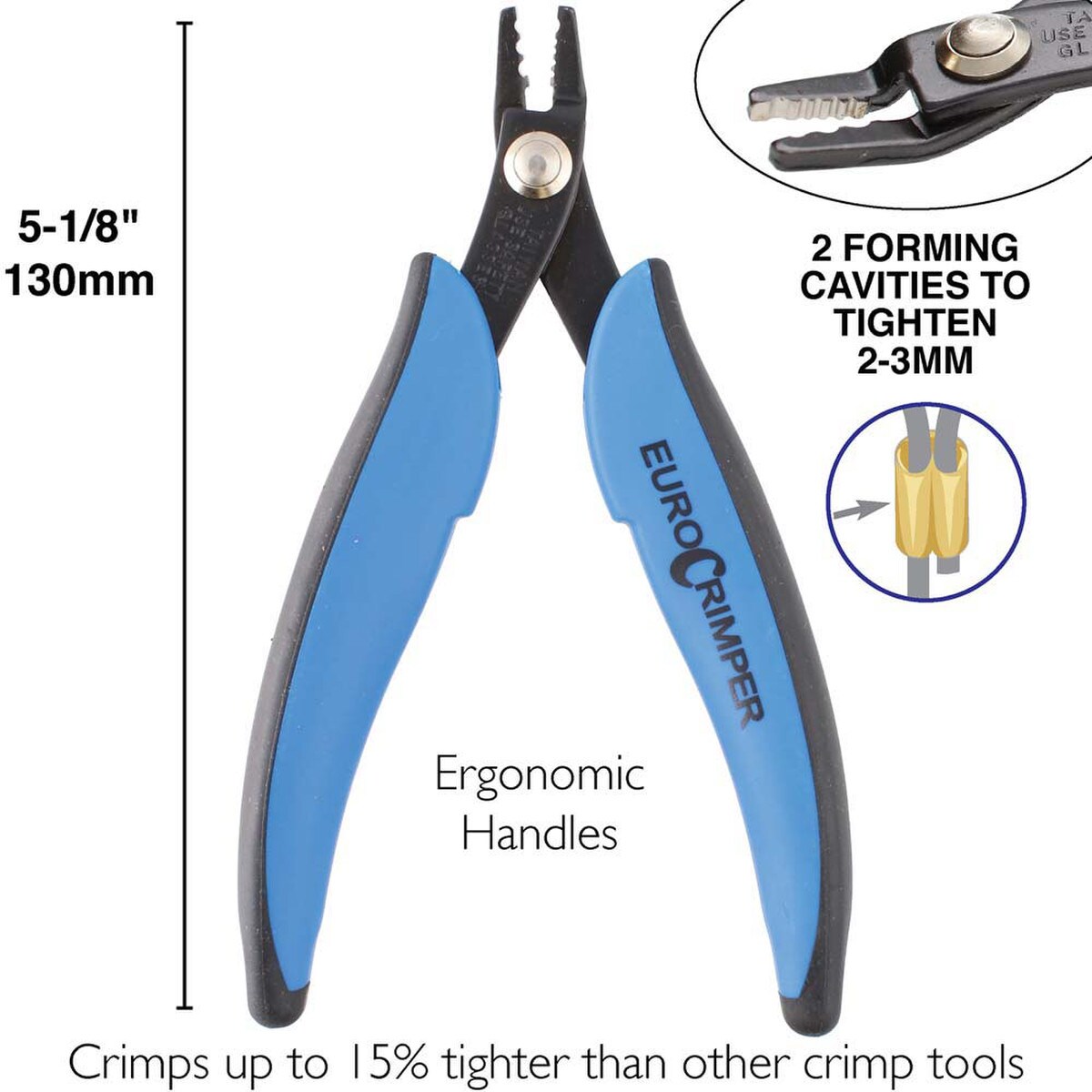 Double notch crimper for 2 & 3mm crimp - 5