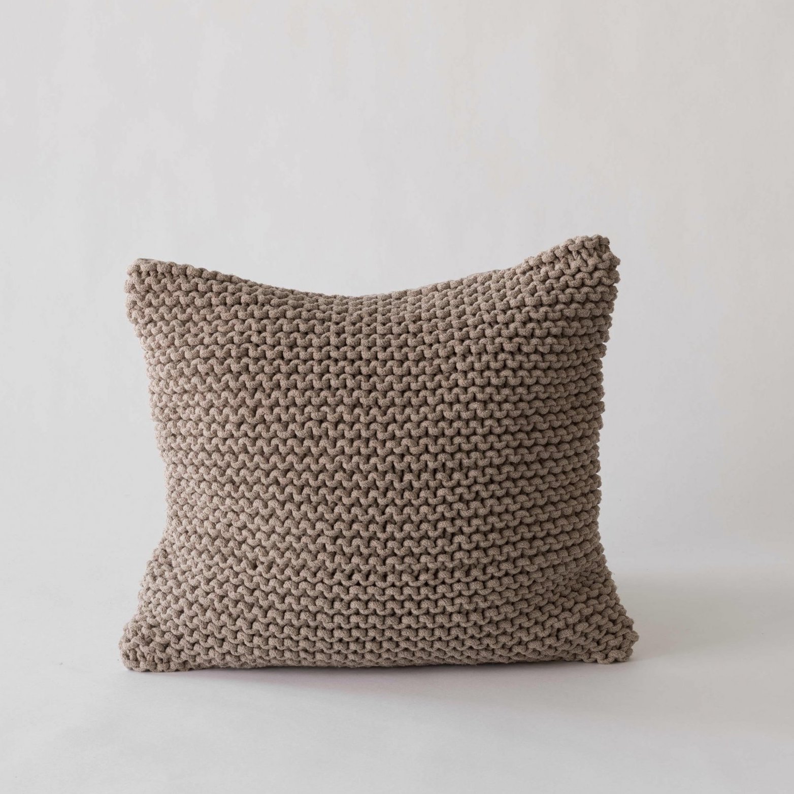 Tell Me More Rope Cushion Cover 50x50 Chestnut