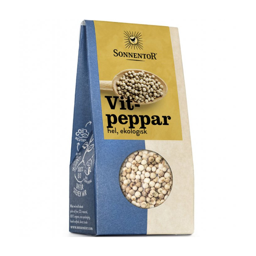 Vitpeppar Hel EKO Sonnentor 35g