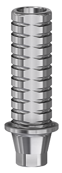 Temporary abutment engaging RP til Nobel Active® 