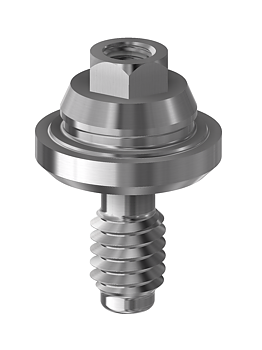 Abutment multiunit RP 1mm (on implant)