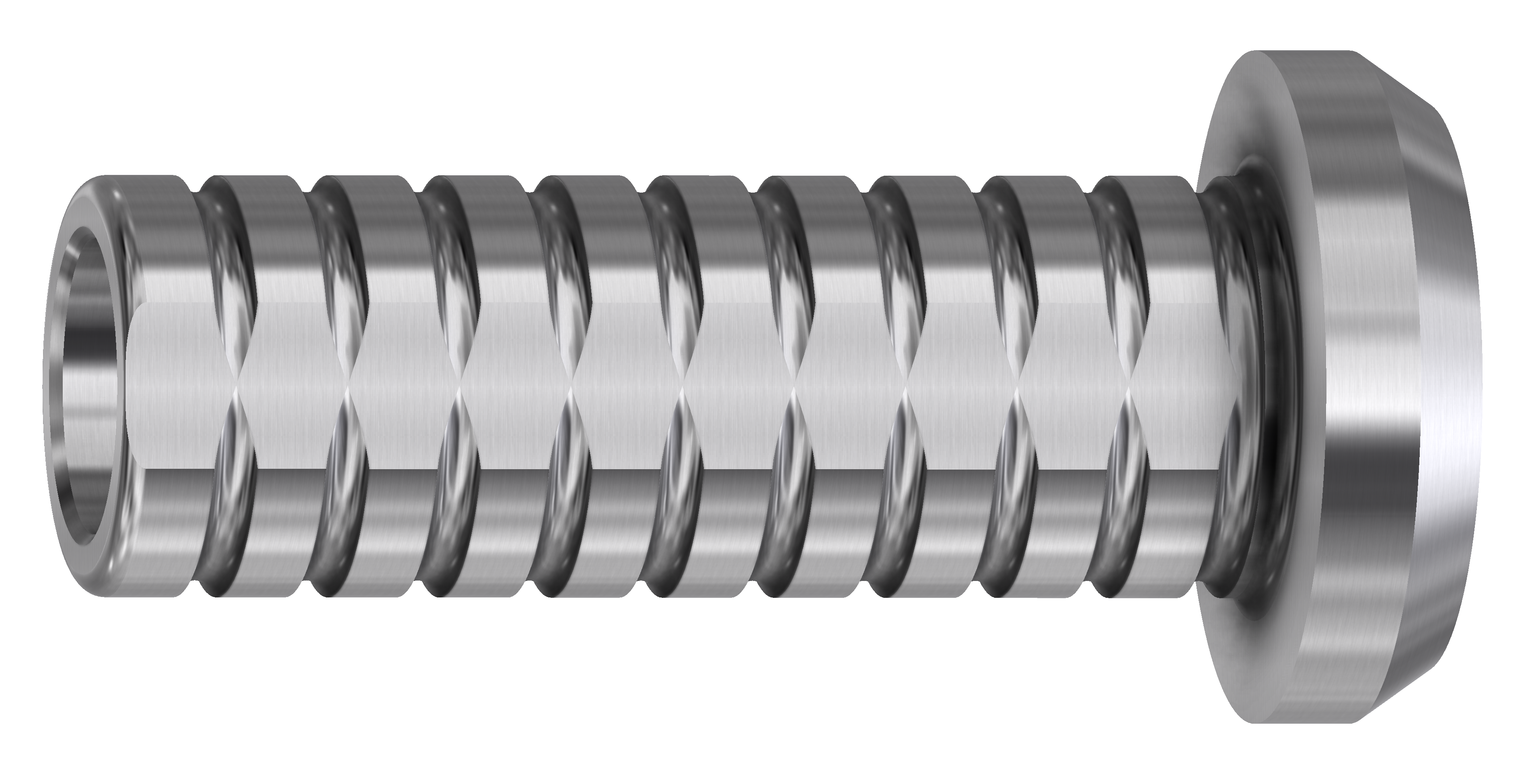 Temporary abutment engaging WP + screw (on implant)