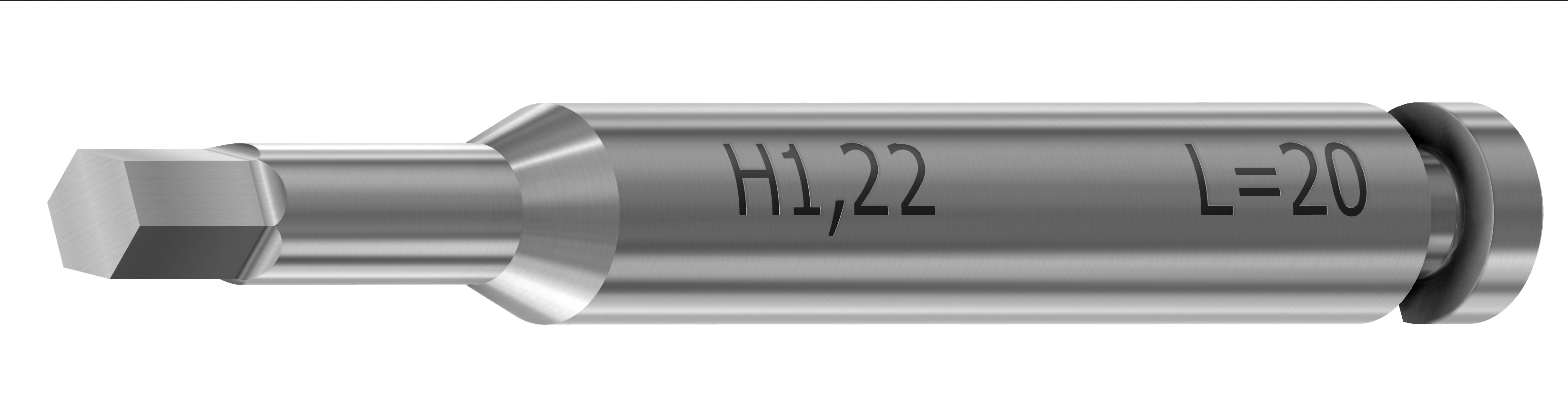 Screwdriver 20mm hex. 1,22mm 