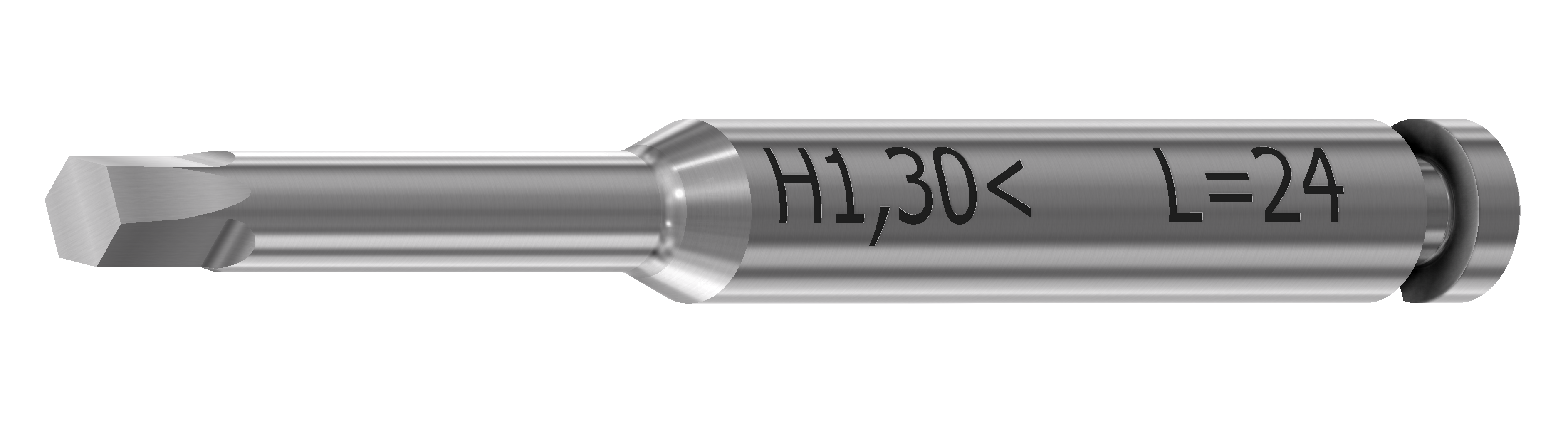 Screwdriver 24mm hex. 1,30mm head