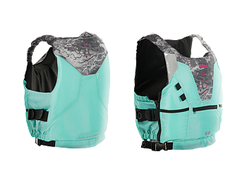 Aztron flytväst - Aqua/grey