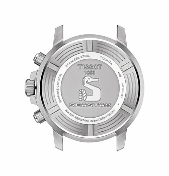 Tissot T120.417.11.091.01 Tissot Seastar 1000 Chronograph 45,5 grön bakboett