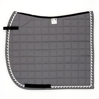 Dressyrschabrak Grafit D5, silver/3svartsilver