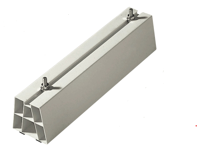 Mounting block - white 350mm