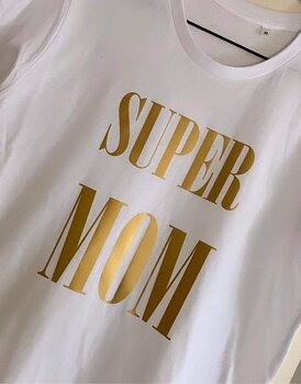 T shirt - SUPER MOM / SUPER DAD 