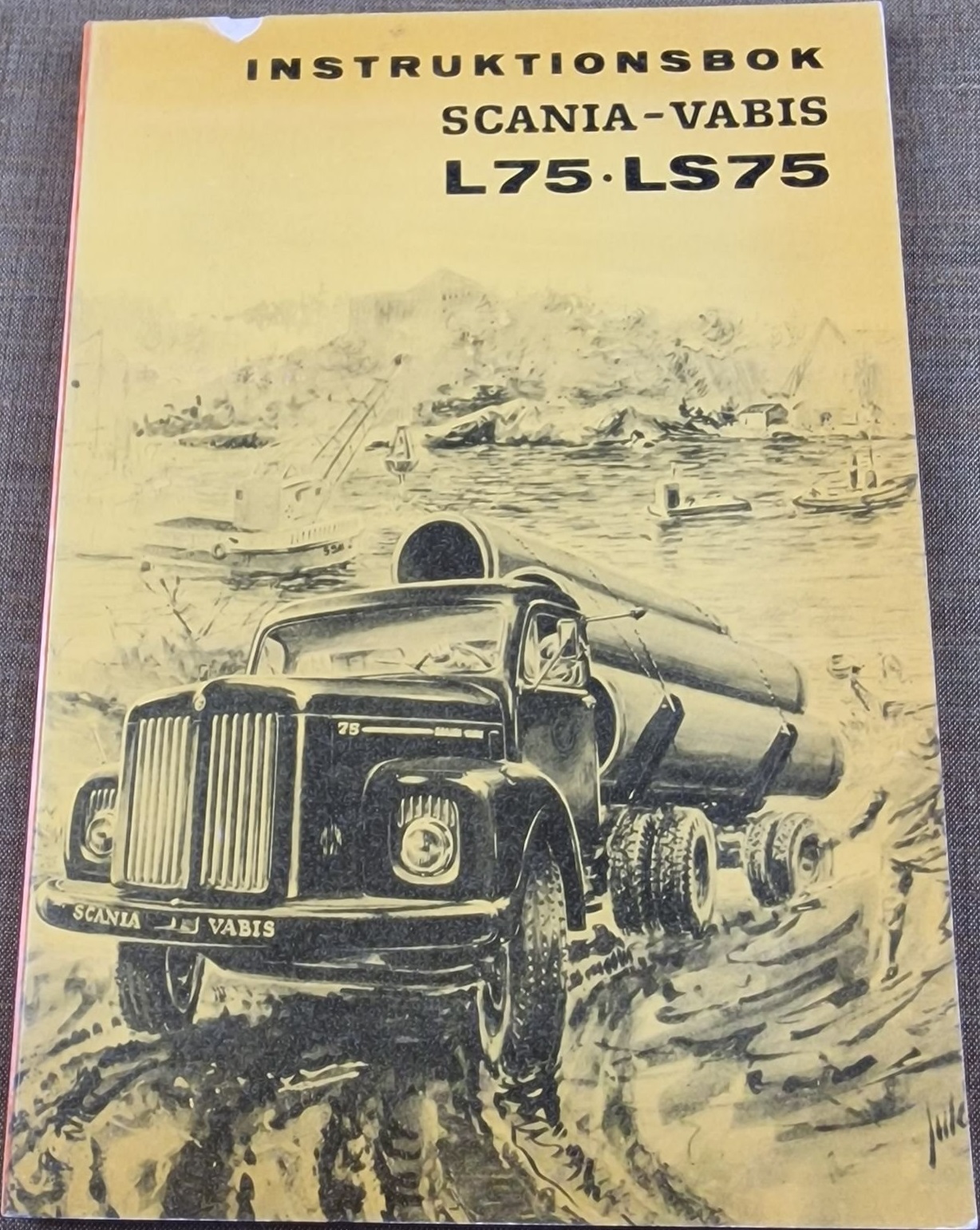 1959 Scania-Vabis L 75 och LS 75 Instruktionsbok