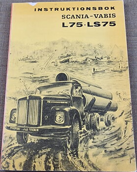 1959 Scania-Vabis L 75 och LS 75 Instruktionsbok