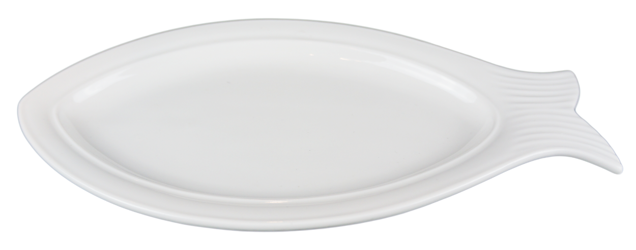 Porcelain Plate/Dish - Fish - 6 pack