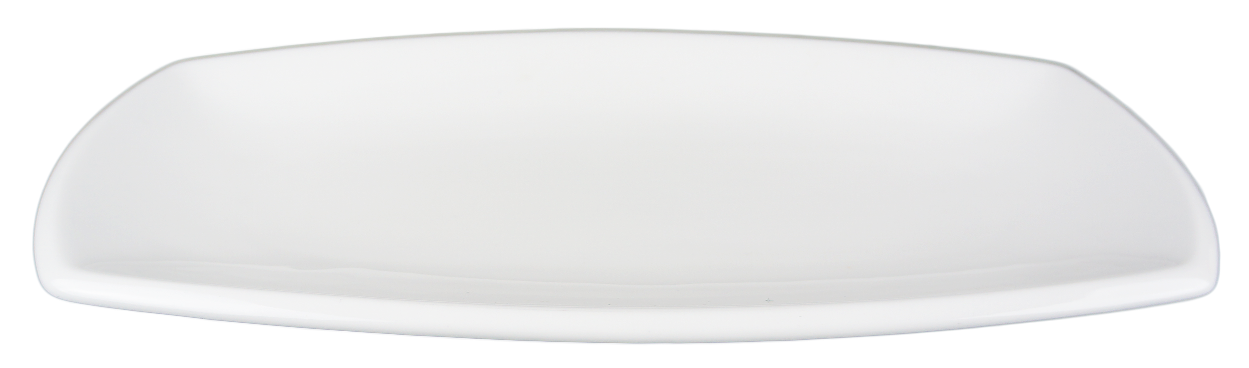 Rectangular Porcelain Plate - Oval - 6 Pack