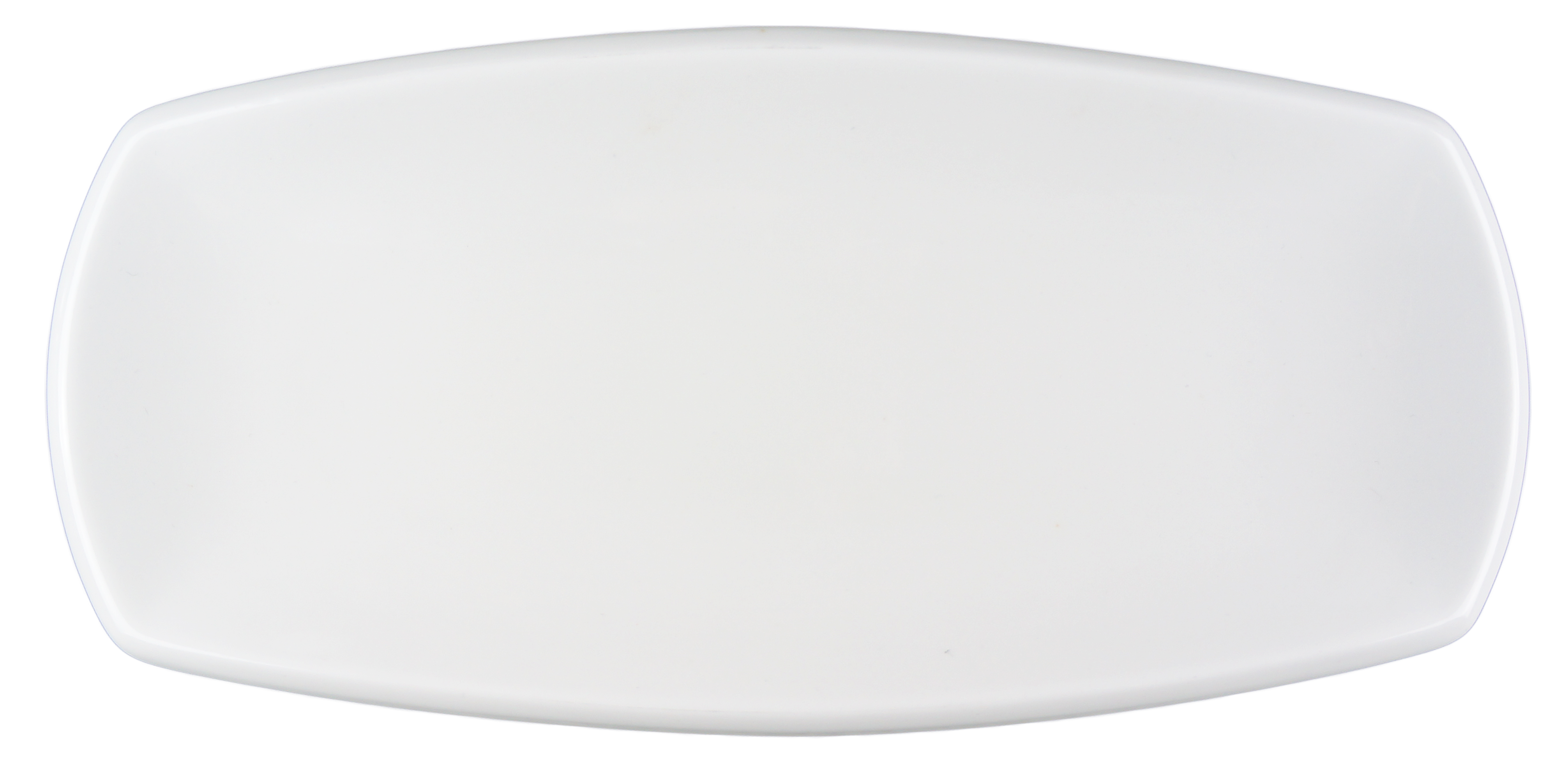 Rectangular Porcelain Plate - Oval - 6 Pack - 2