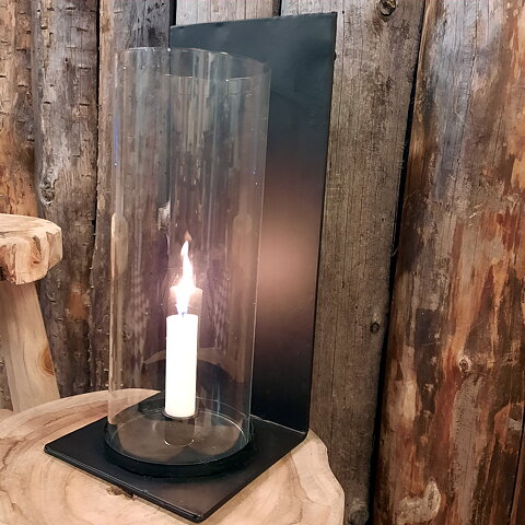 Wall lantern Industry, Glass and metal iam