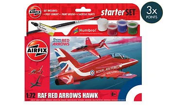 Red Arrows Hawk, startset för nybörjare 1/72