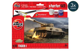 Tiger 1, set för nybörjare 1/72