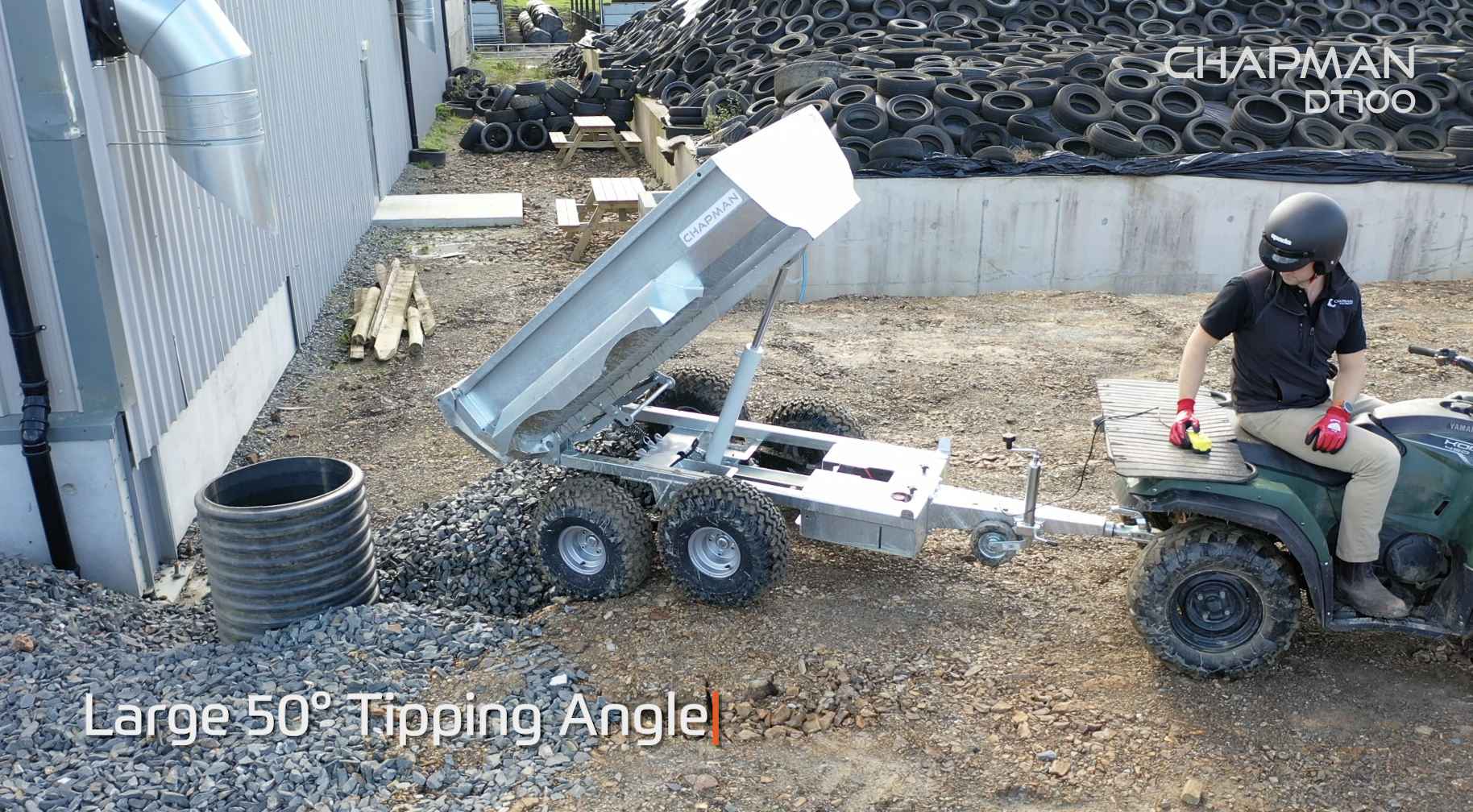 Dumpervagn ATV Chapman DT100 (FRI frakt) - 13
