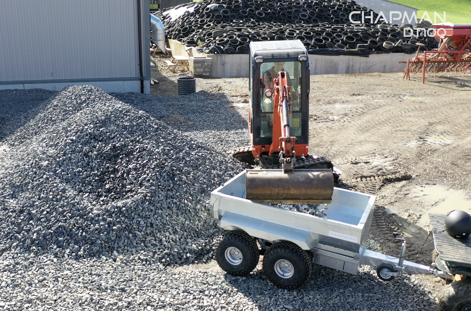 Dumpervagn ATV Chapman DT100 (FRI frakt) - 5