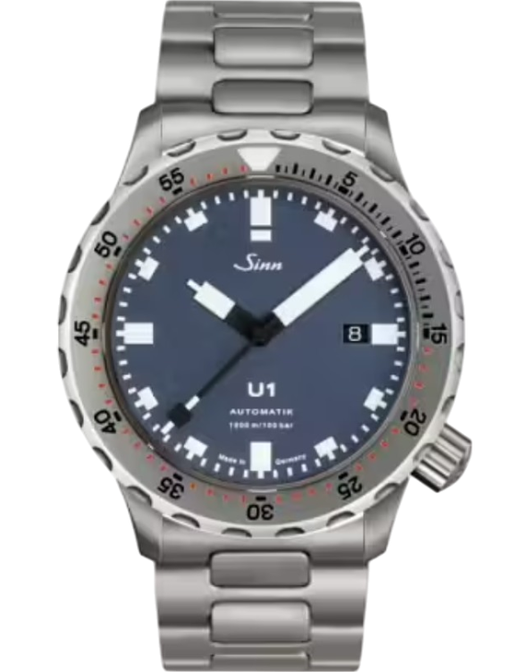 1010.0102 Sinn U1 B H-länk blå