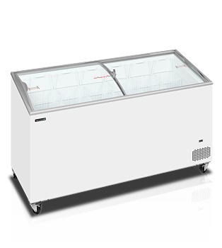 Tefcold - IC501SCEB - Frysbox  - 6 trådbackar -  Välvt lock - 427 liter