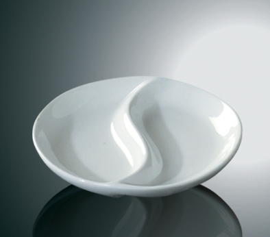 Mini Porcelain Bowl Dip - Yin / Yang Motif - 24 pack - 3