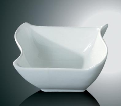 Mini Porcelain Bowl - Wavy Edge - 12 pack - 5