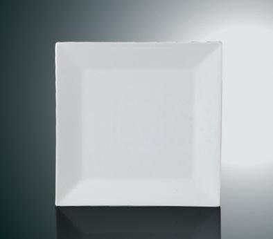 Stor Traditionell Porslins Tallrik Fyrkantig - 4 pack - 4