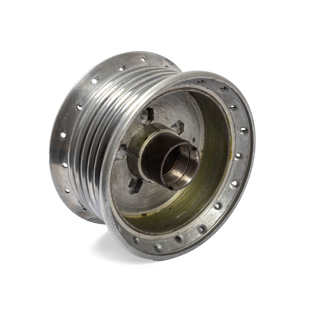 Nav, for og bag. Fuldt nav 105 mm, Puch/Tomos - 2