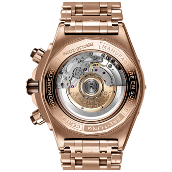 Breitling RB0136E31Q1R1 Breitling Super Chronomat B01 44 18 K Rosé baksida