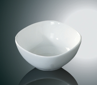 Small Porcelain Bowl - Rounded Edges - 16 pack - 3