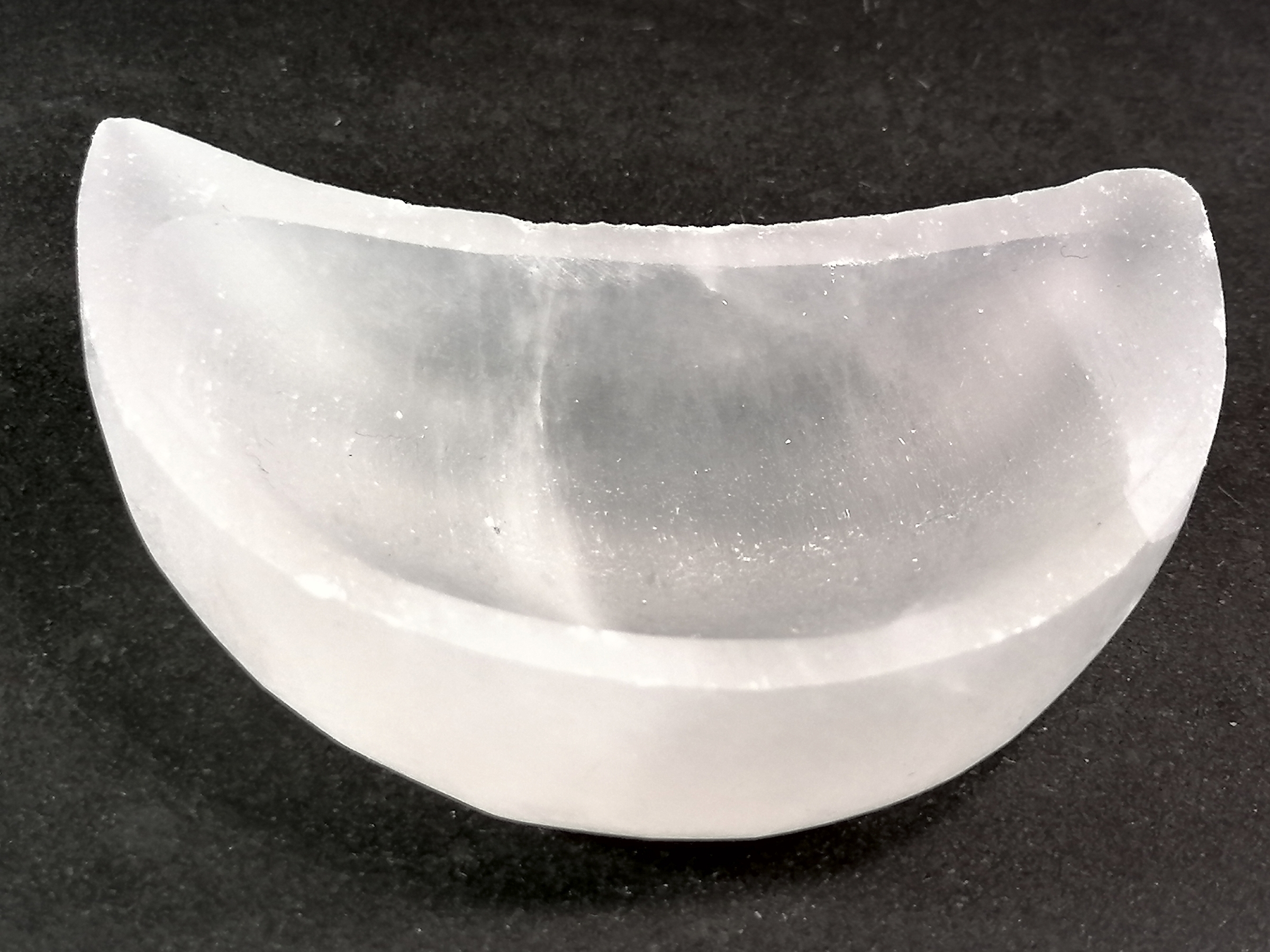 Selenit skål,  Måne - ca 11cm - 3