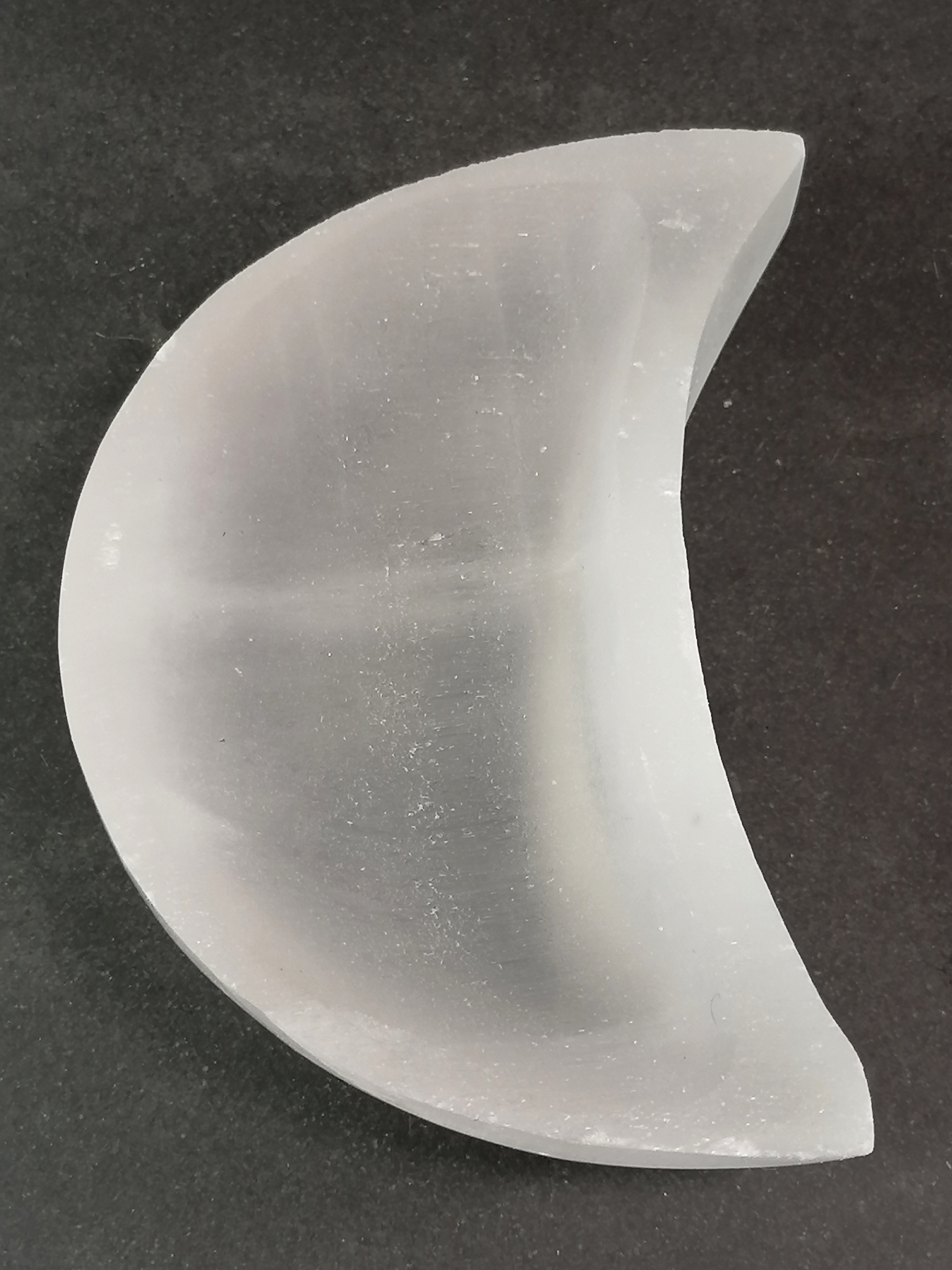 Selenit skål,  Måne - ca 11cm - 4