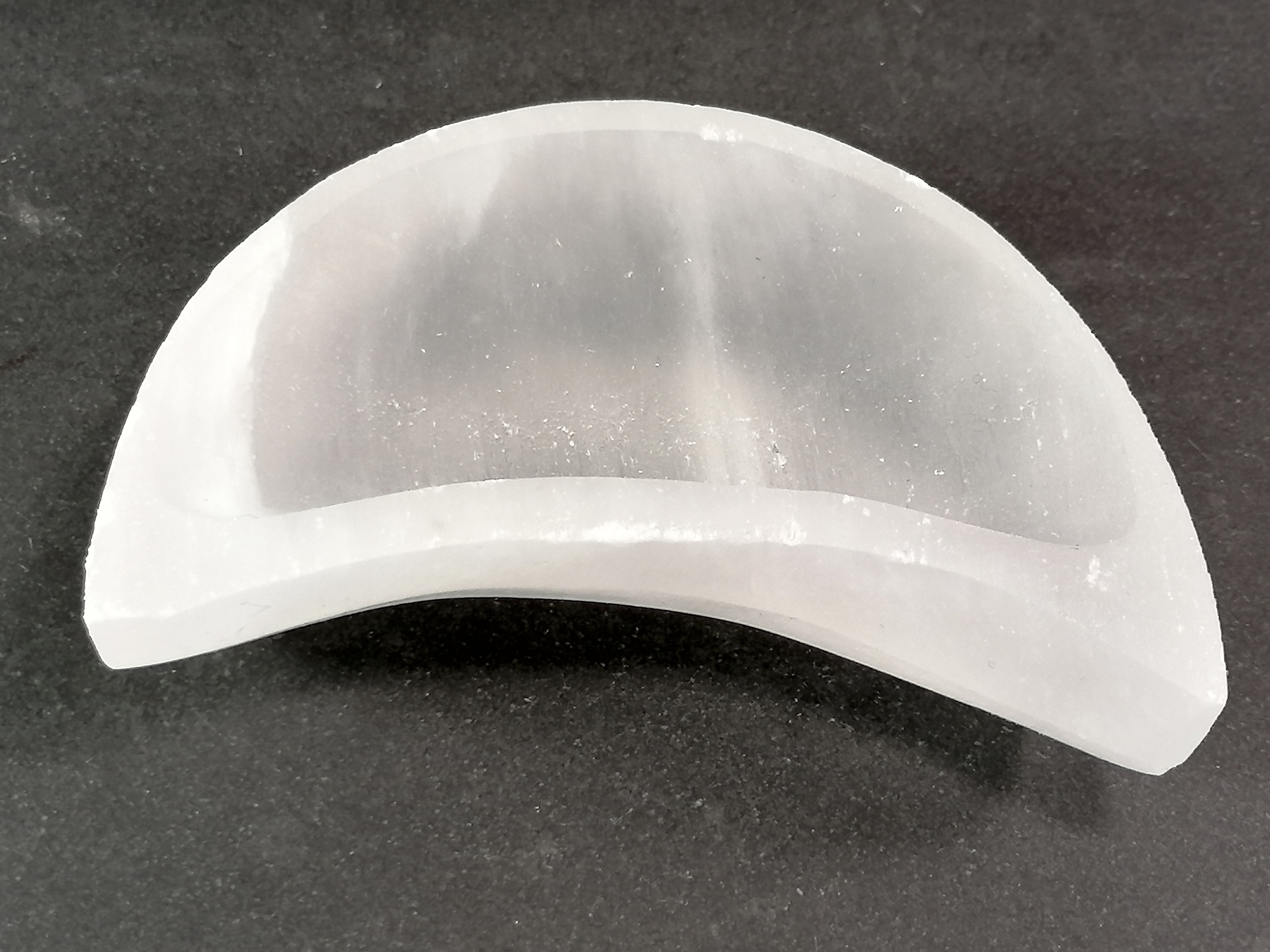Selenit skål,  Måne - ca 11cm - 2