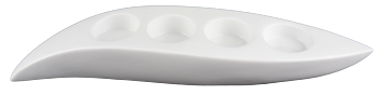 Mjuk Ljusstake i Porslin – Värmeljus - 4 pack