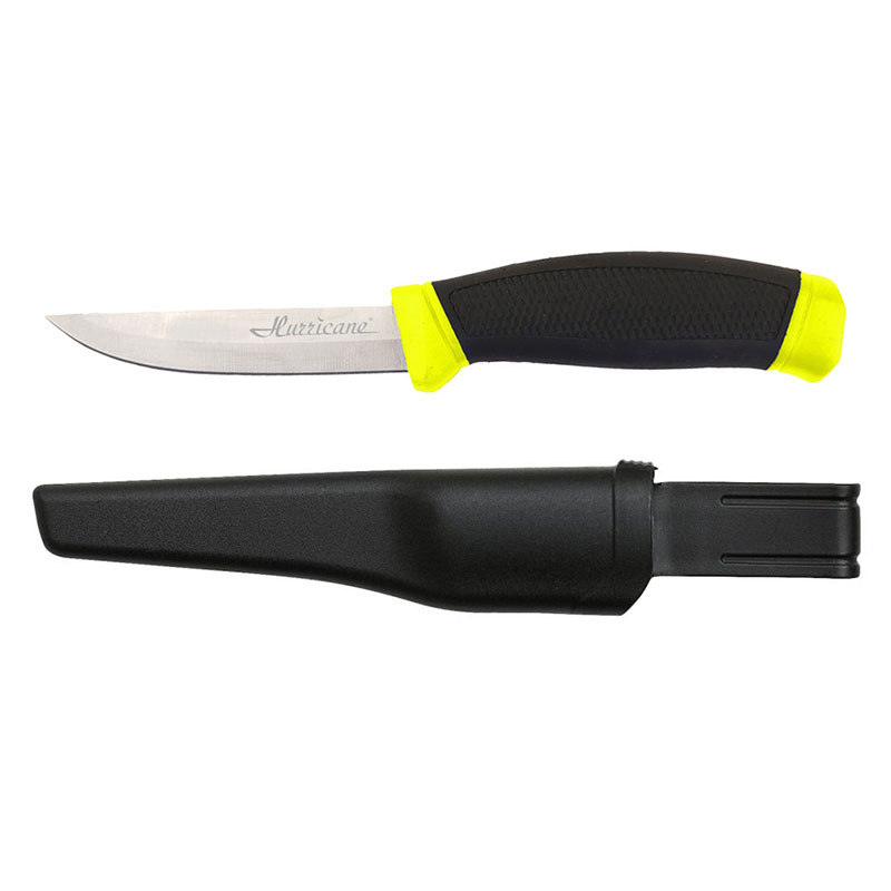 Fiskekniv 21 cm är en ergonomisk kniv tillverkad i högkvalitativt stål och med soft grip-material på handtaget.
