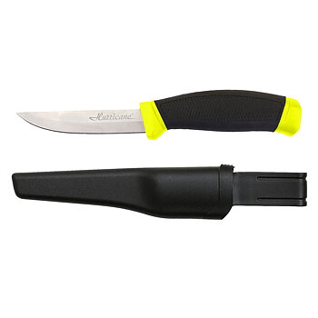 Fiskekniv 21 cm är en ergonomisk kniv tillverkad i högkvalitativt stål och med soft grip-material på handtaget.