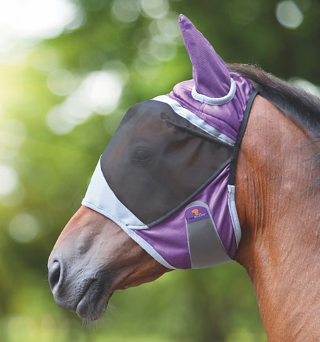 Shires Deluxe Flughuva med öron