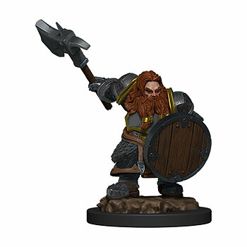 D&D Premium Painted Figure: Male Dwarf Fighter