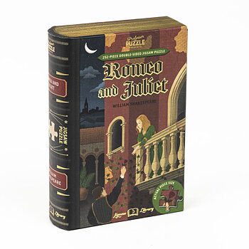 Professor Puzzle : Jigsaw Library - Romeo and Juliet - Dubbelsidigt pussel 252 bitar