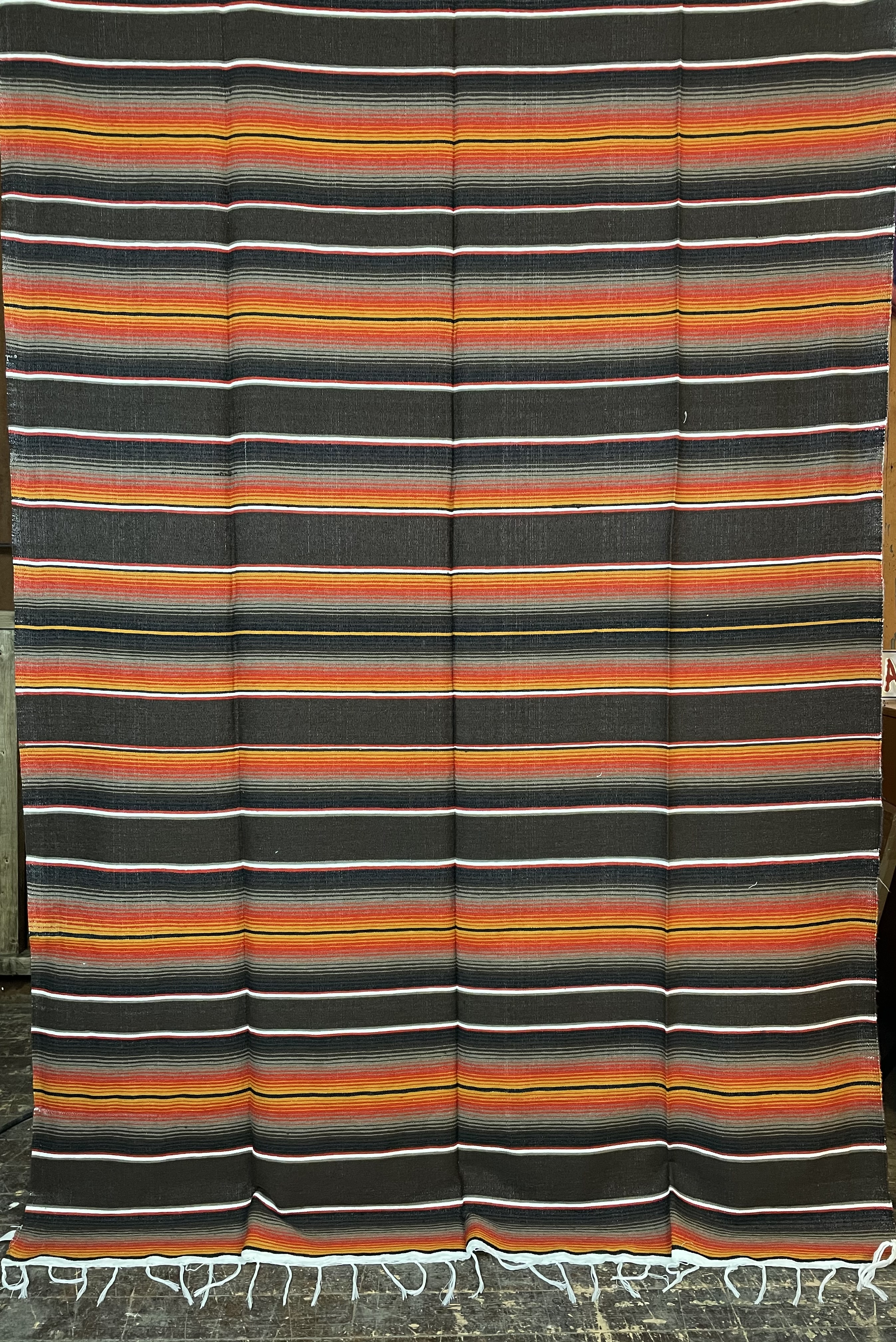Mexicofilt Serape brun rust 