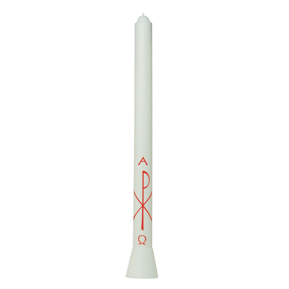 Large Chuch candle with decal