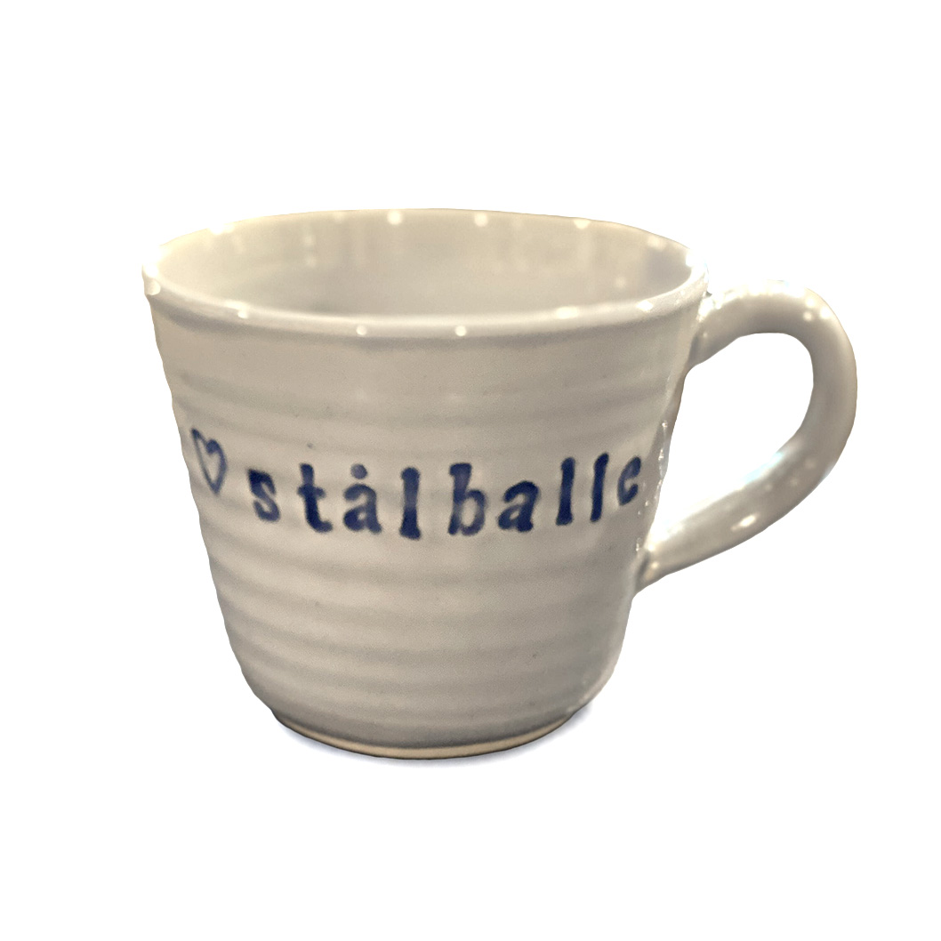Mugg / Blå / Stålballe