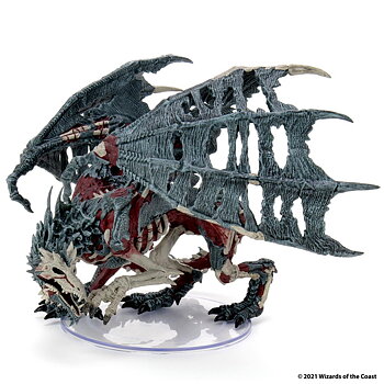 D&D Icons of the Realms Miniatures: Boneyard Premium Set - Green Dracolich