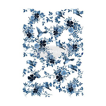 Transfer Pretty in Blue 