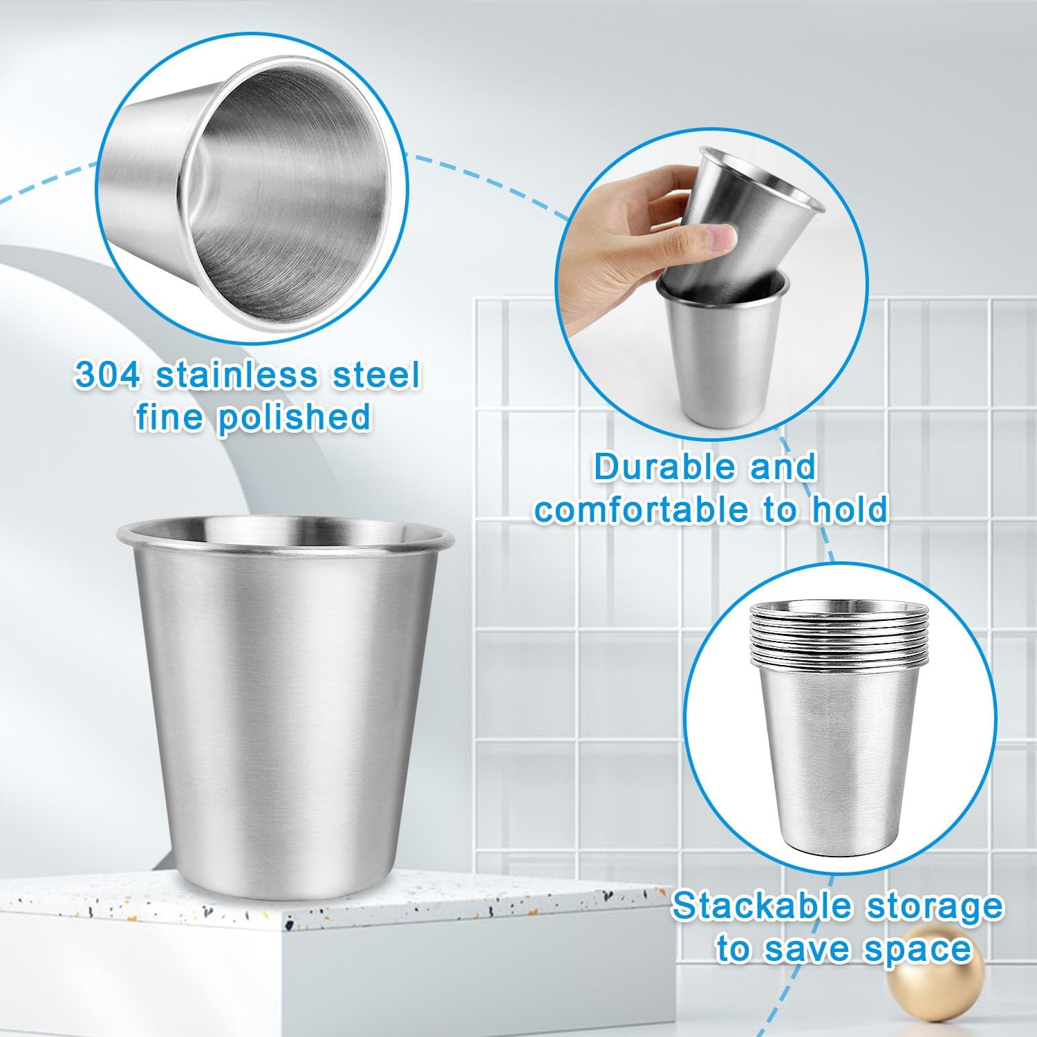 Pinottavat metallimukit