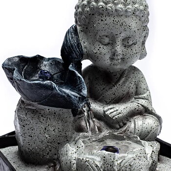 Lilla Buddha fontän