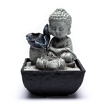 Lilla Buddha fontän