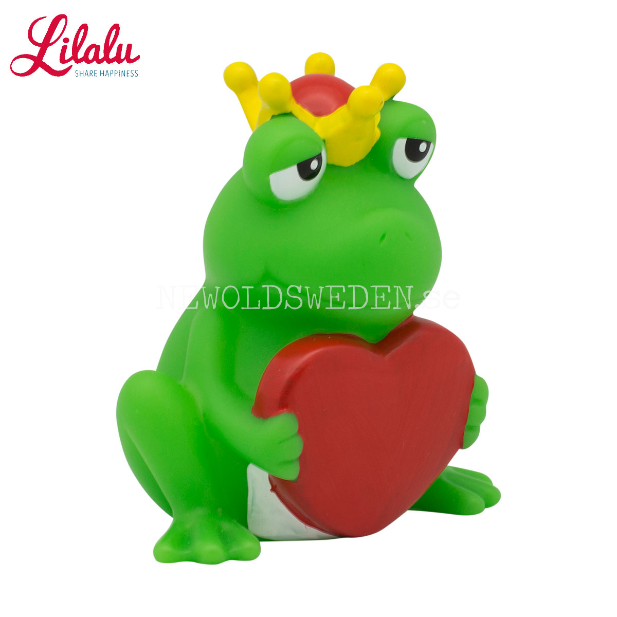Lycko Groda med hjärt-skylt - Design by Lilalu 19:0 - 2