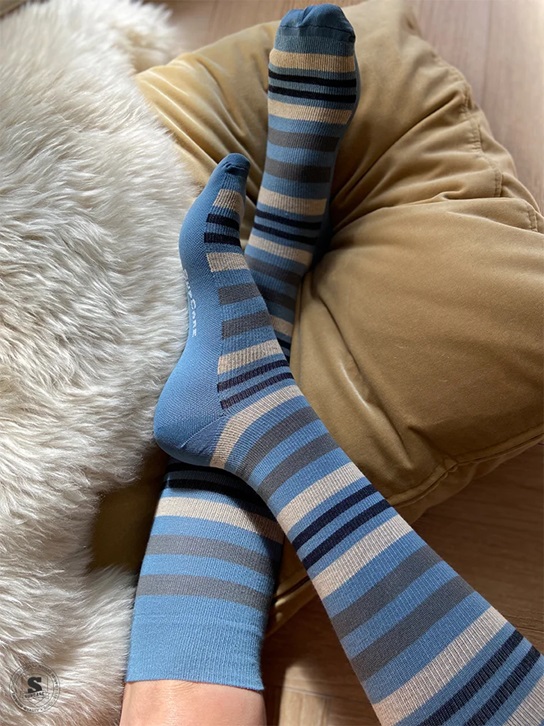  Supcare Support Socks Striped - 2